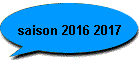 saison 2016 2017